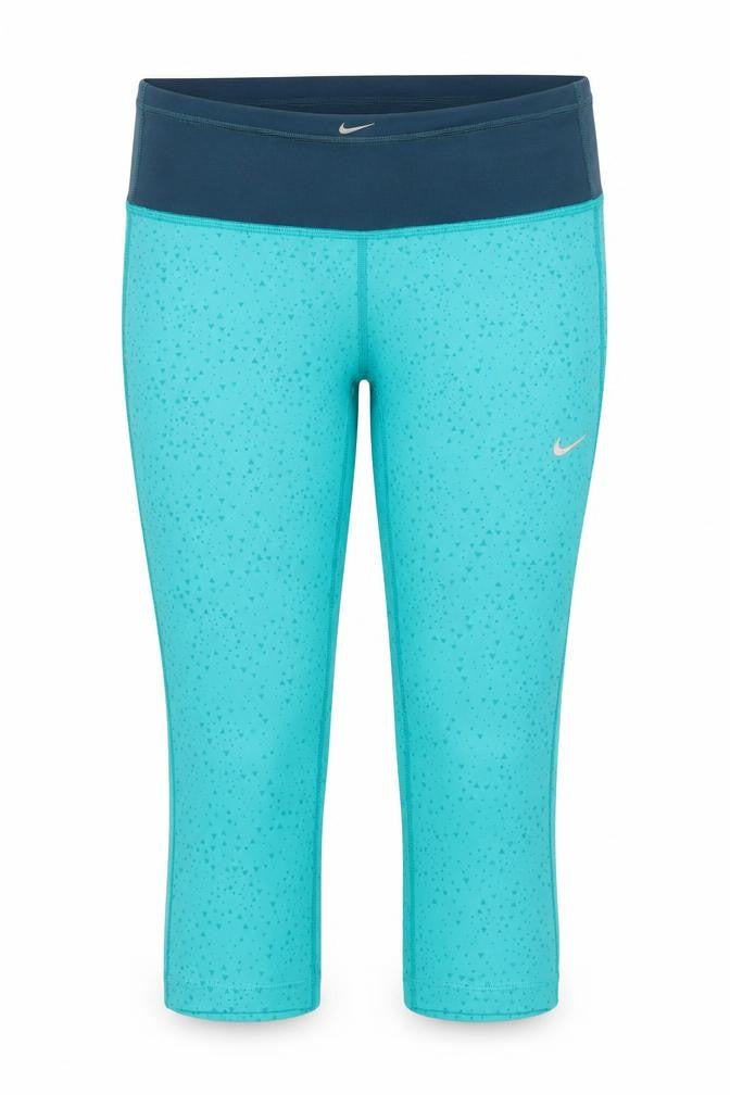 Nike Women's Blue Cropped Leggings S