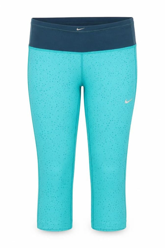 Nike Women's Blue Cropped Leggings S