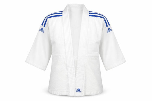 Adidas Boys White Martial Arts Jacket 4-5 Years
