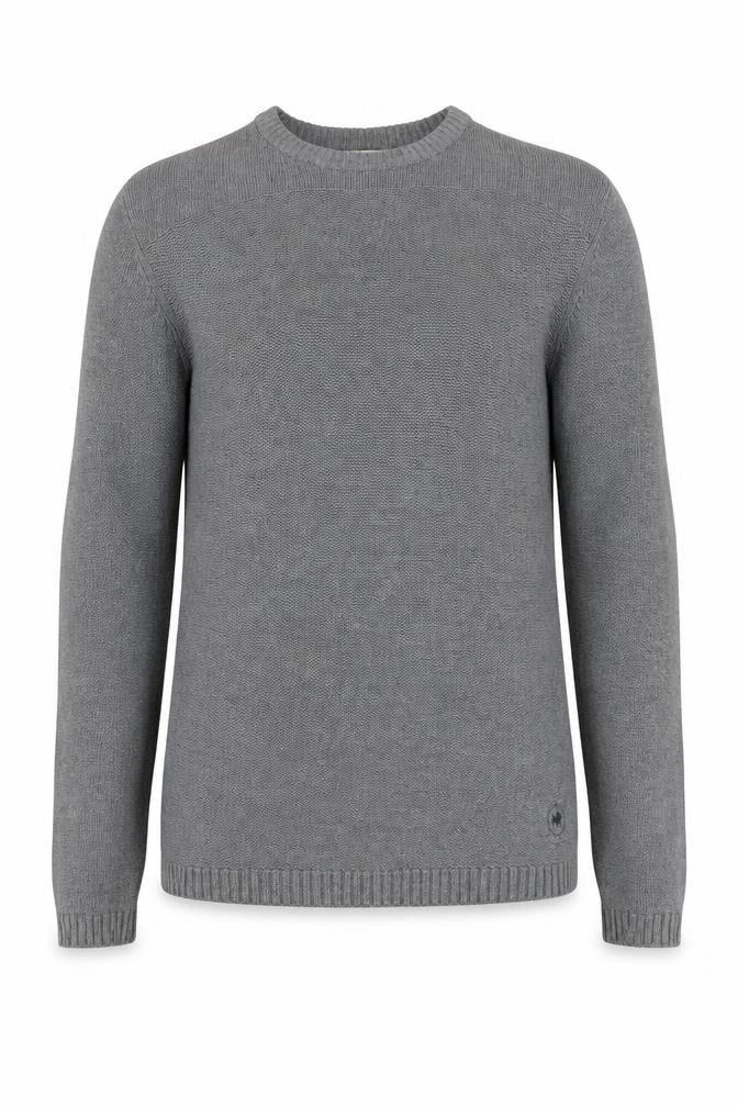 Jack & Jones Grey Cotton Pullover Jumper Men’s L
