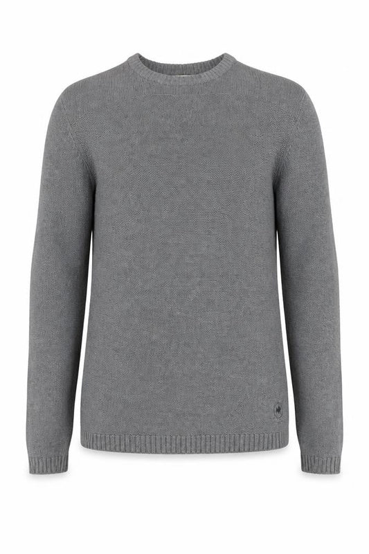 Jack & Jones Grey Cotton Pullover Jumper Men’s L