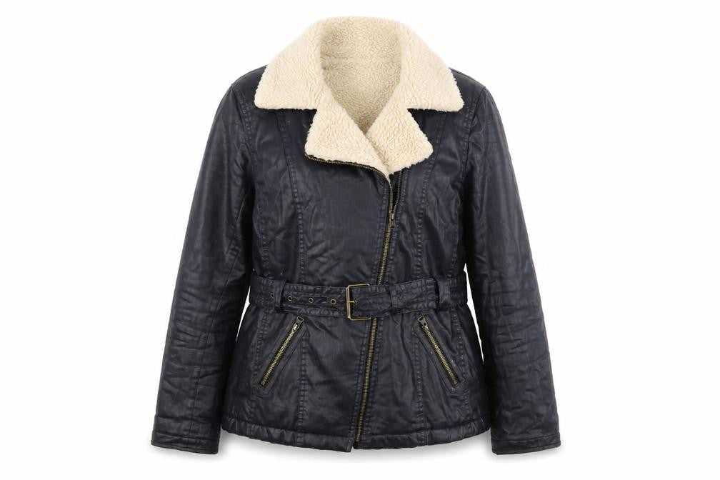 Marks & Spencer Black Women's Motorcycle Jacket Size 10