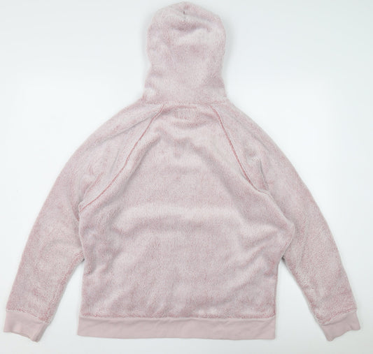Hollister Women's Pink XS Fleece Lounge Hoodie