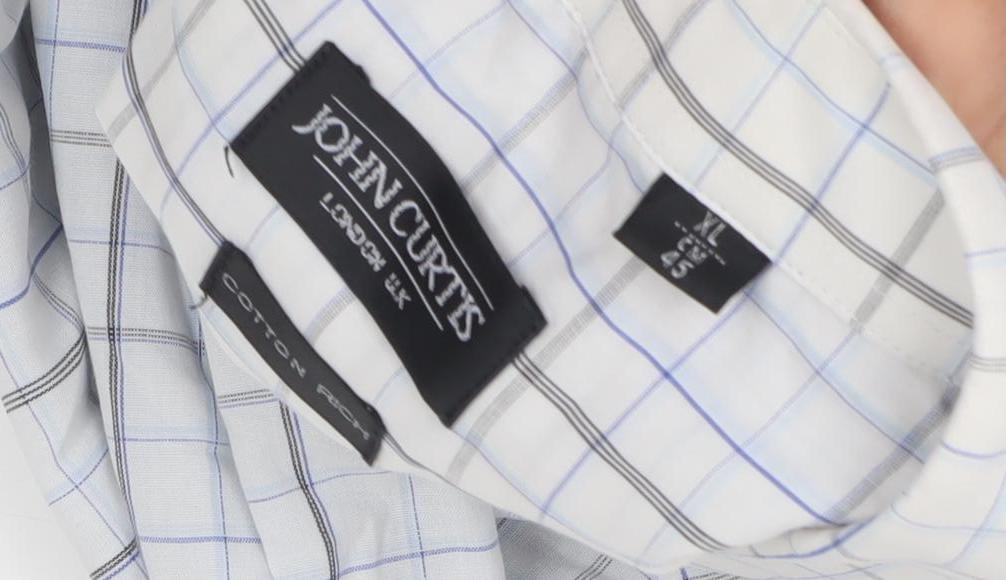 John Curtis Men's XL Multicoloured Check Shirt