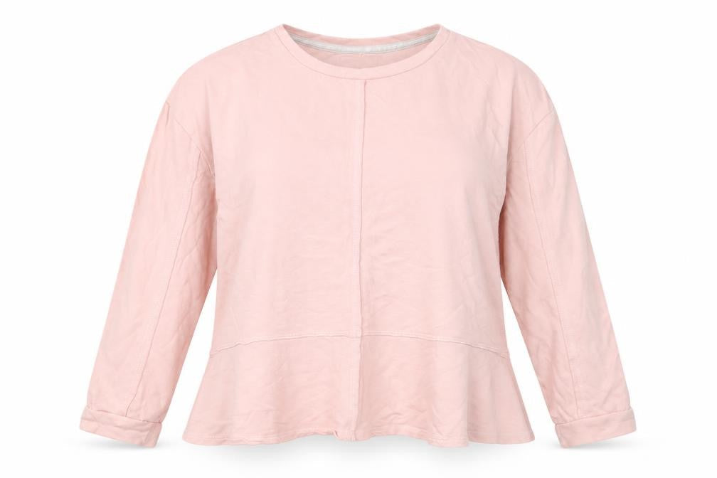 JD Williams Women's Pink Crew Neck Long Sleeve Top 14