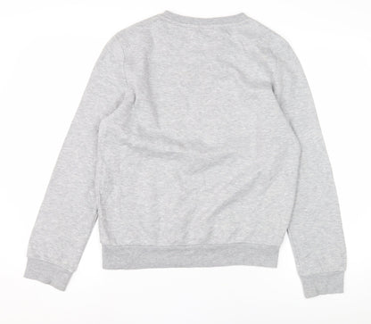 Preloved Disney Women's XS Grey Mickey Mouse Pullover Sweatshirt - Back