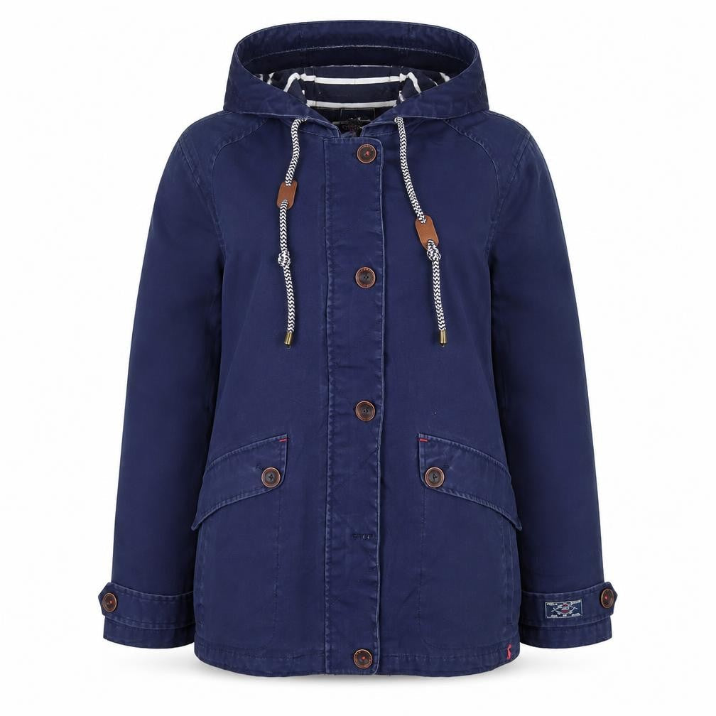 Joules Women's Blue Waterproof Jacket Size 12