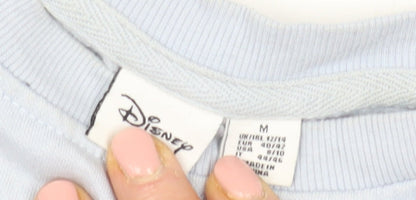Preloved Disney Women's Blue Pullover Sweatshirt M - Detail