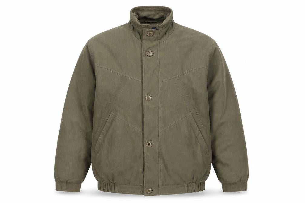 Invicta Men's Green Basic Jacket M Stand-Up Collar