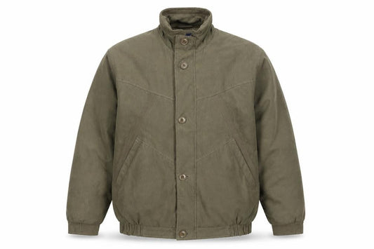 Invicta Men's Green Basic Jacket M Stand-Up Collar