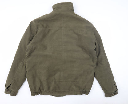 Invicta Men's Green Basic Jacket M Stand-Up Collar