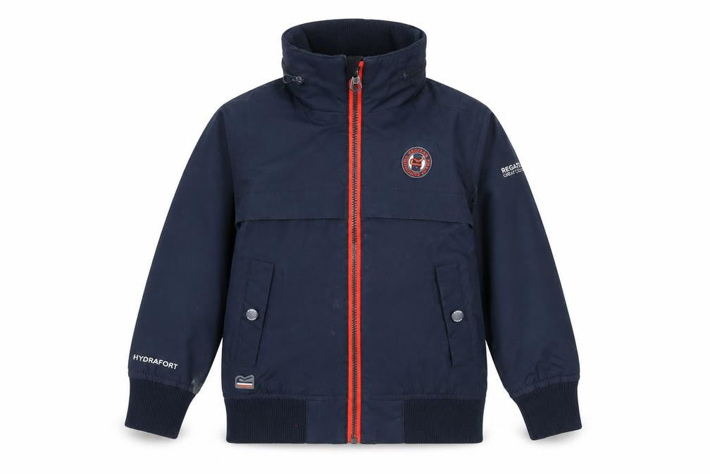 Regatta Boys Blue Bomber Jacket 5-6 Years Zip Casual
