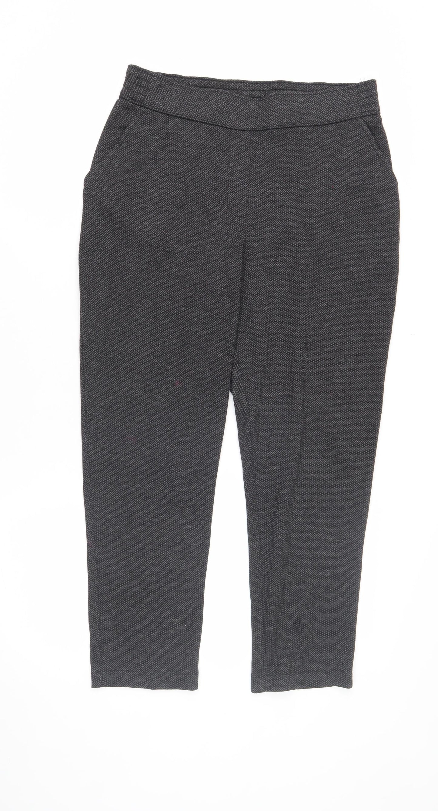 Bonmarché Women's Black Trousers Size 12 Regular