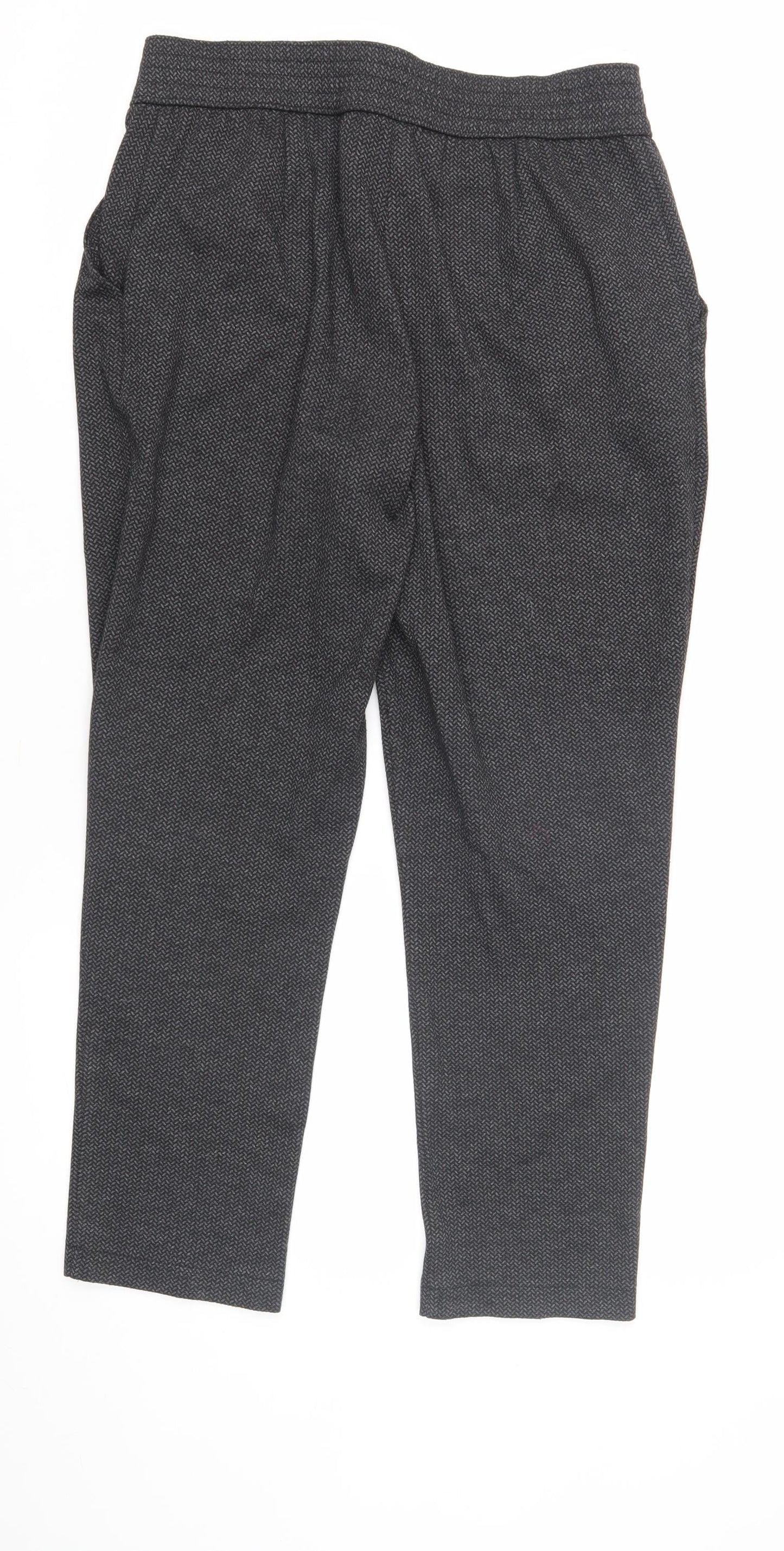 Bonmarché Women's Black Trousers Size 12 Regular