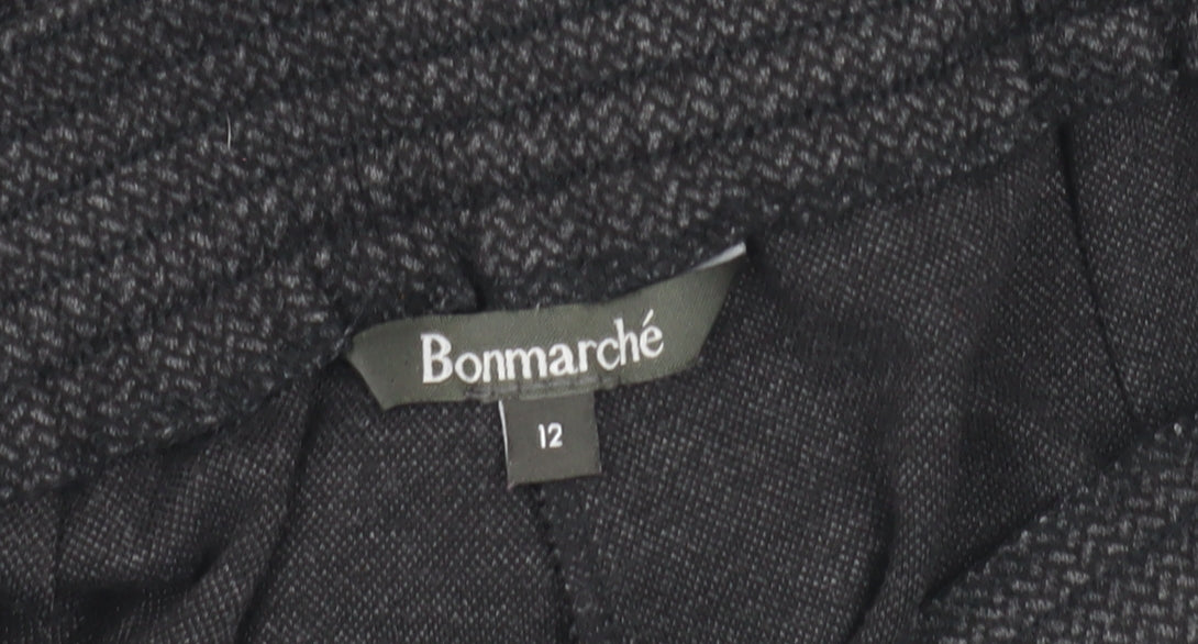 Bonmarché Women's Black Trousers Size 12 Regular