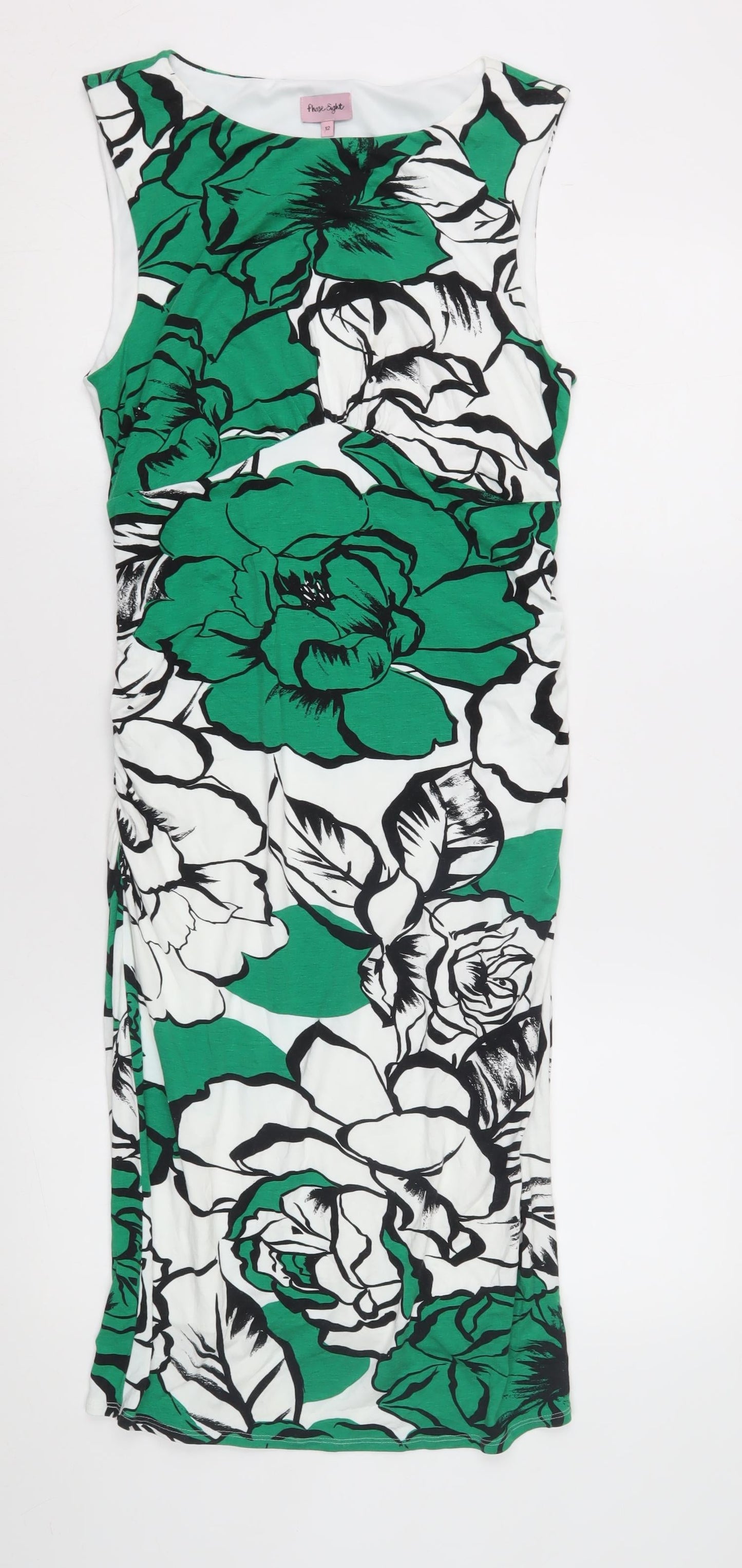 Rare Style Women's Floral Bodycon Dress Size 12