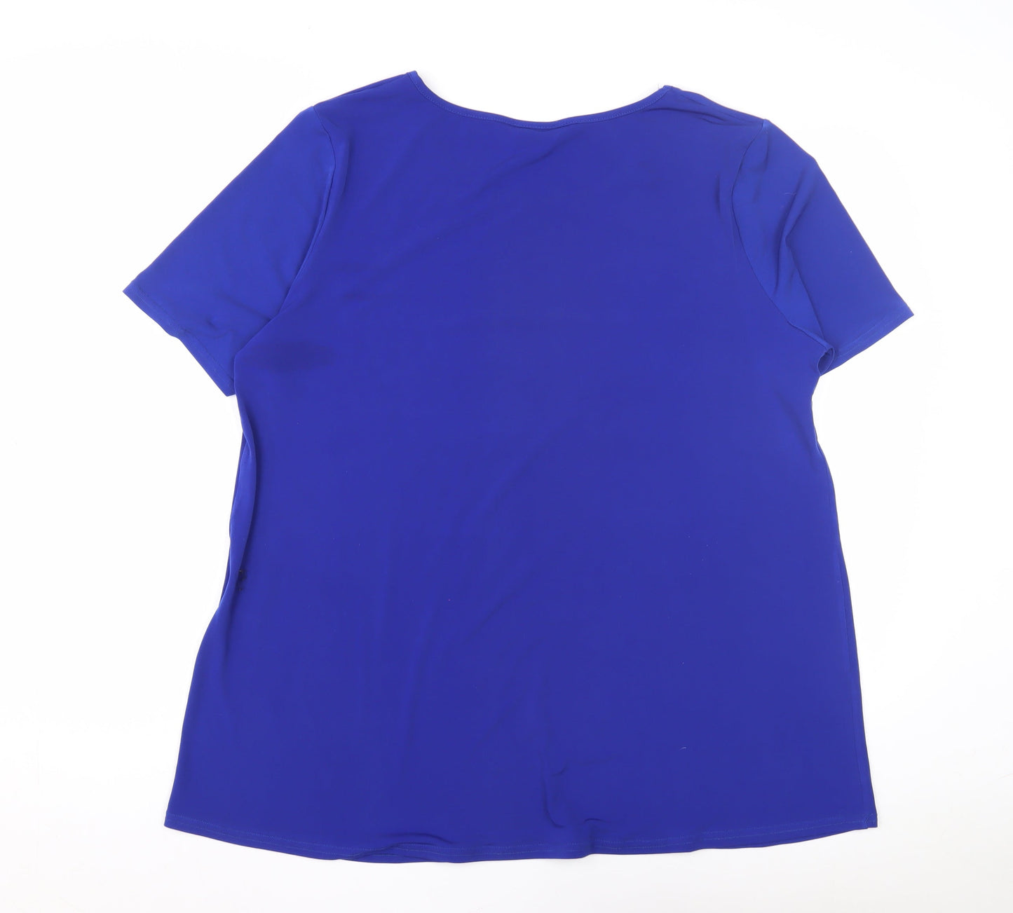 Isle Women's Blue Sequin T-Shirt - Size L