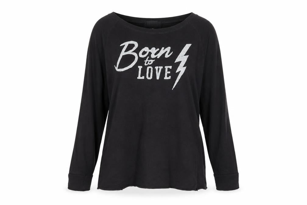 Jessy Women's Black Long Sleeve T-Shirt Size M