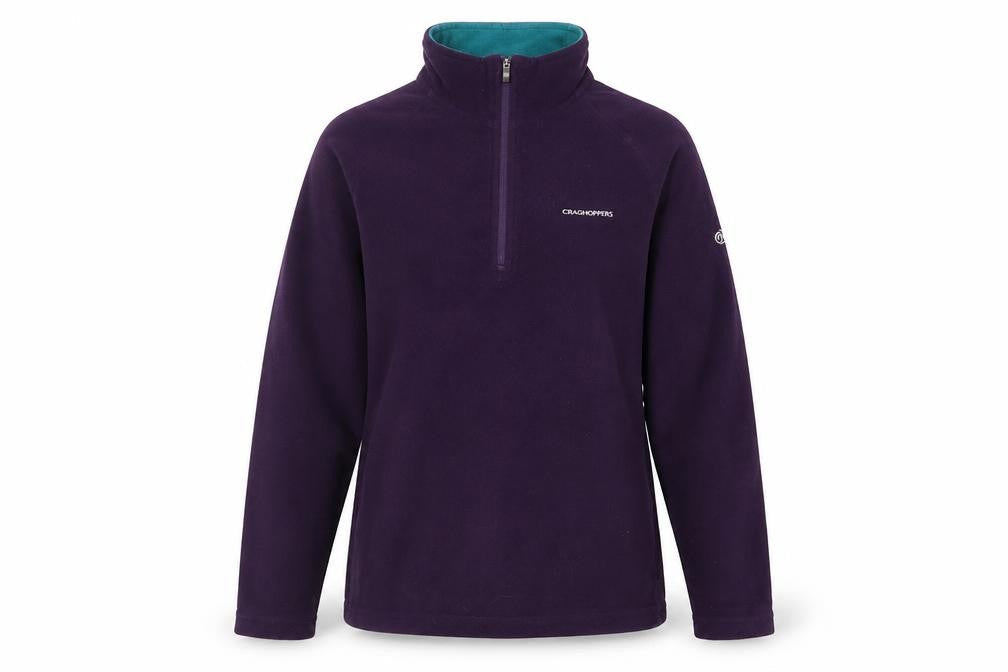 Craghoppers Women's Purple Fleece Sweatshirt Size 8