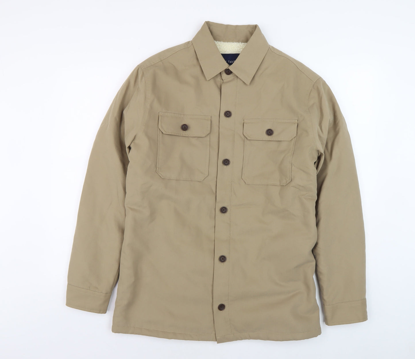 Brook Taverner Men's Beige Mid-Length Jacket Size 38