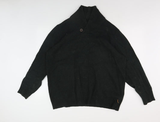 Rocha John Rocha Men's Black XL V-Neck Jumper