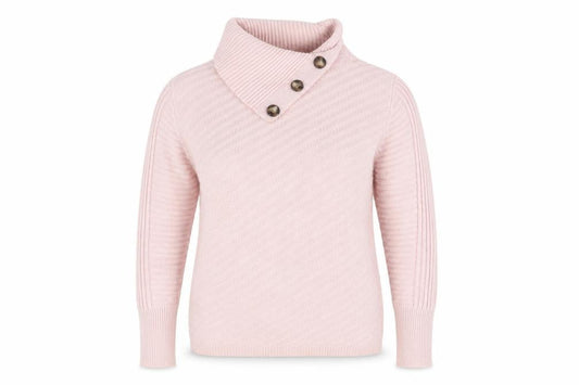 Front view of Roman Women's Pink Cowl Neck Knit jumper, size 12