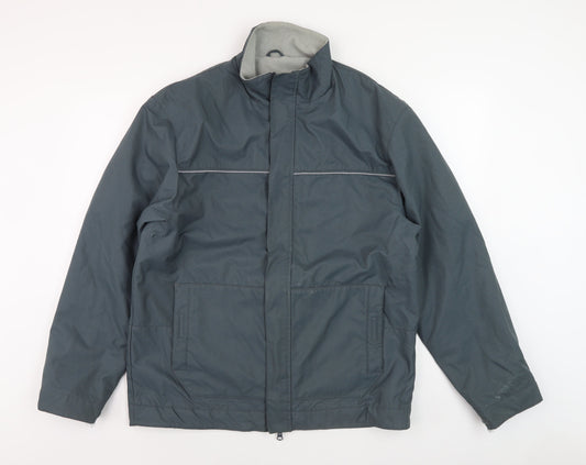 Burton Men's Grey Jacket M Zip Fastening