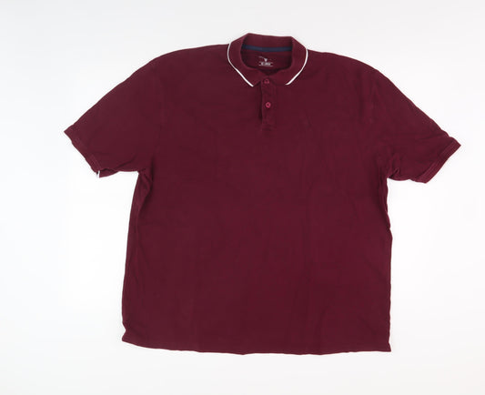 James Pringle Men's Red 2XL Polo Shirt