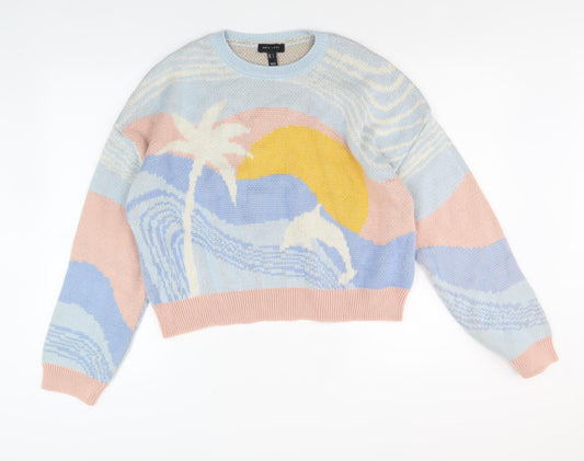 New Look Women's Multicoloured L Pullover Jumper