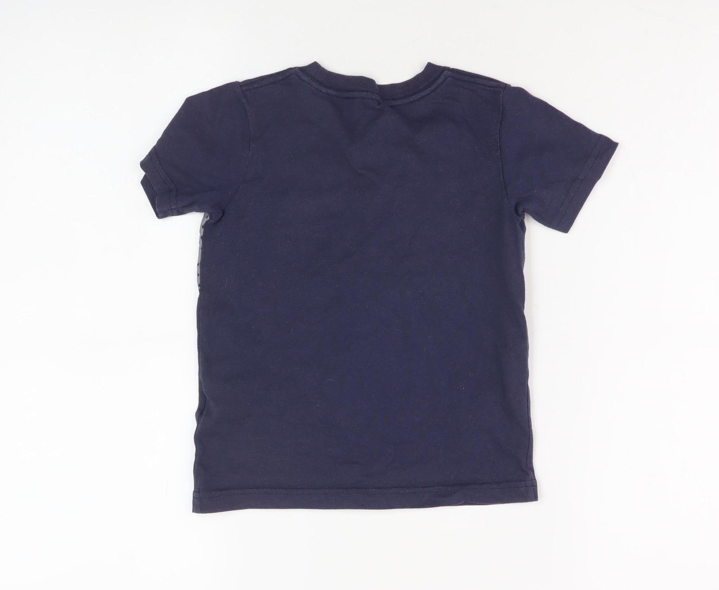 Nike Boys Blue Athletic T-Shirt, 4-5 Years, Graphic Print Casual