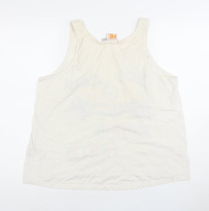 Preloved Despicable Me Women's Beige Tank Top - Medium - Back