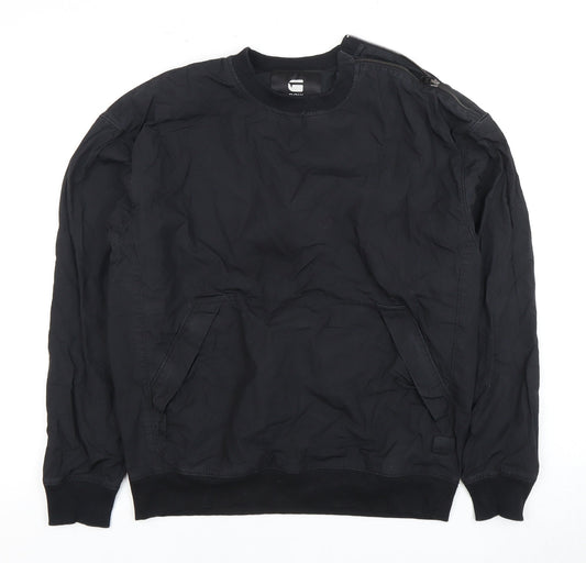 G-Star Raw Black S Pullover Sweatshirt Unisex Adults