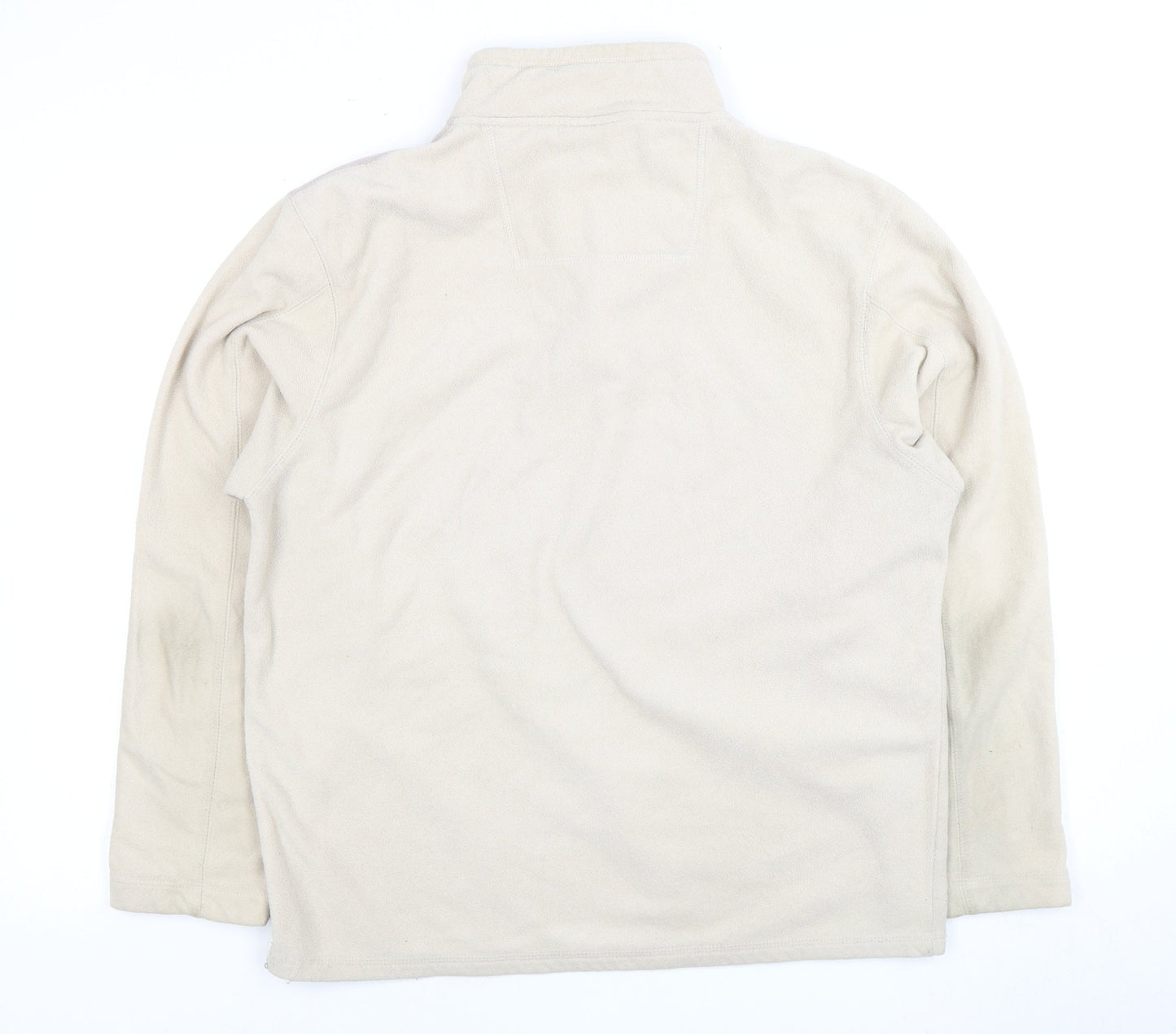 Cedarwood State Men's Beige Fleece 1/4 Zip Sweatshirt M