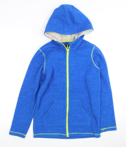 Mountain Mens Warehouse Blue Hooded Jacket XS