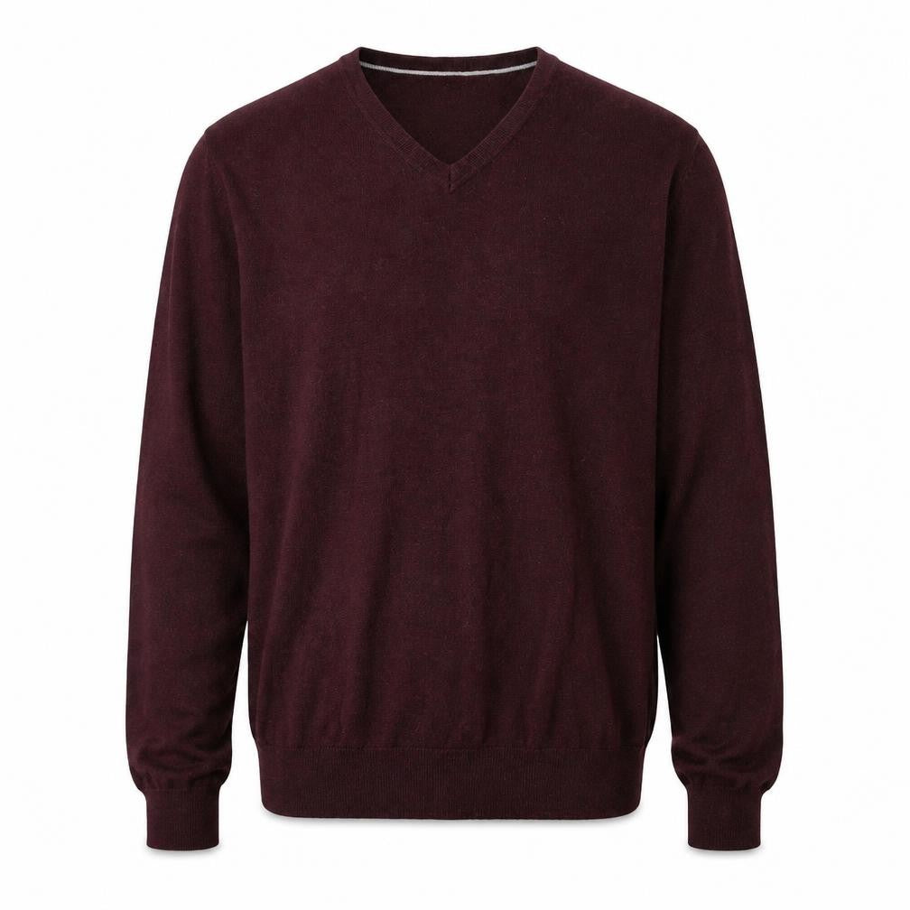 Jasper Conran Men's Red V-Neck Jumper S