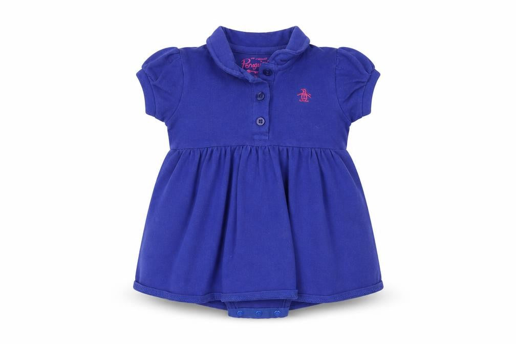 Penguin Unisex Blue Shirt Dress 3-6 Months