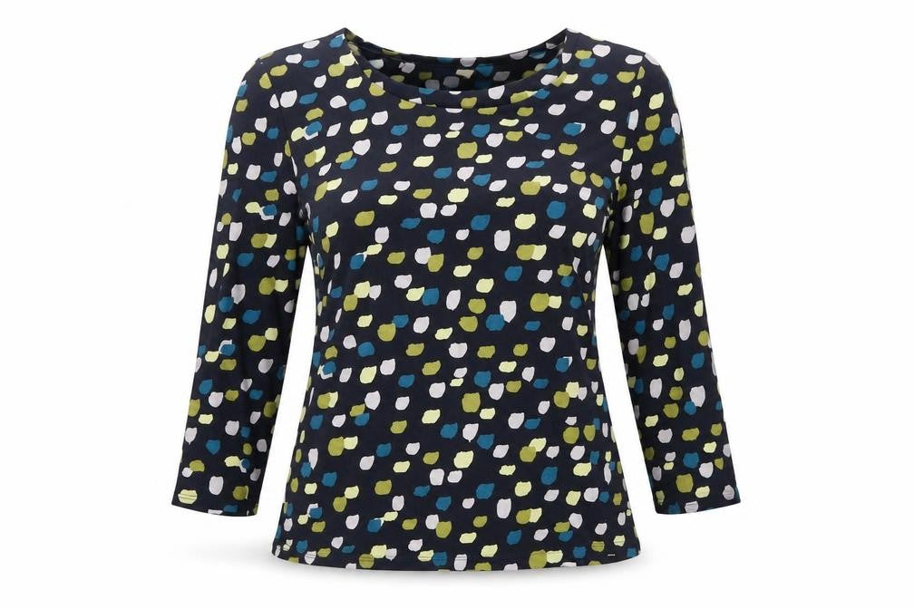 Eastex Women's Multicoloured 3/4 Sleeve Blouse