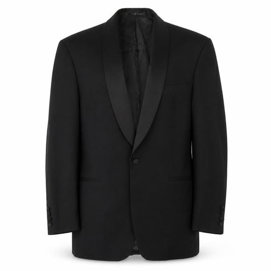 Pierre Cardin Men's Black Wool Tuxedo Blazer Size L Formal