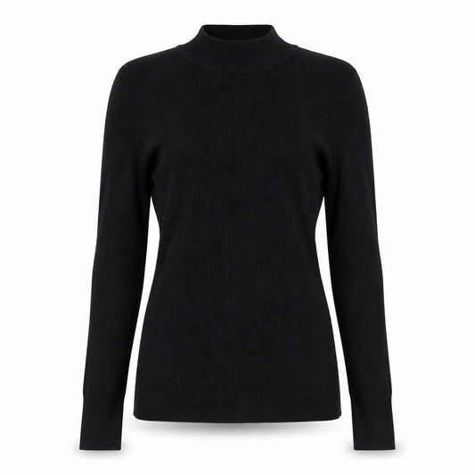 V by Very Women's Black Mock Neck Jumper Size 14