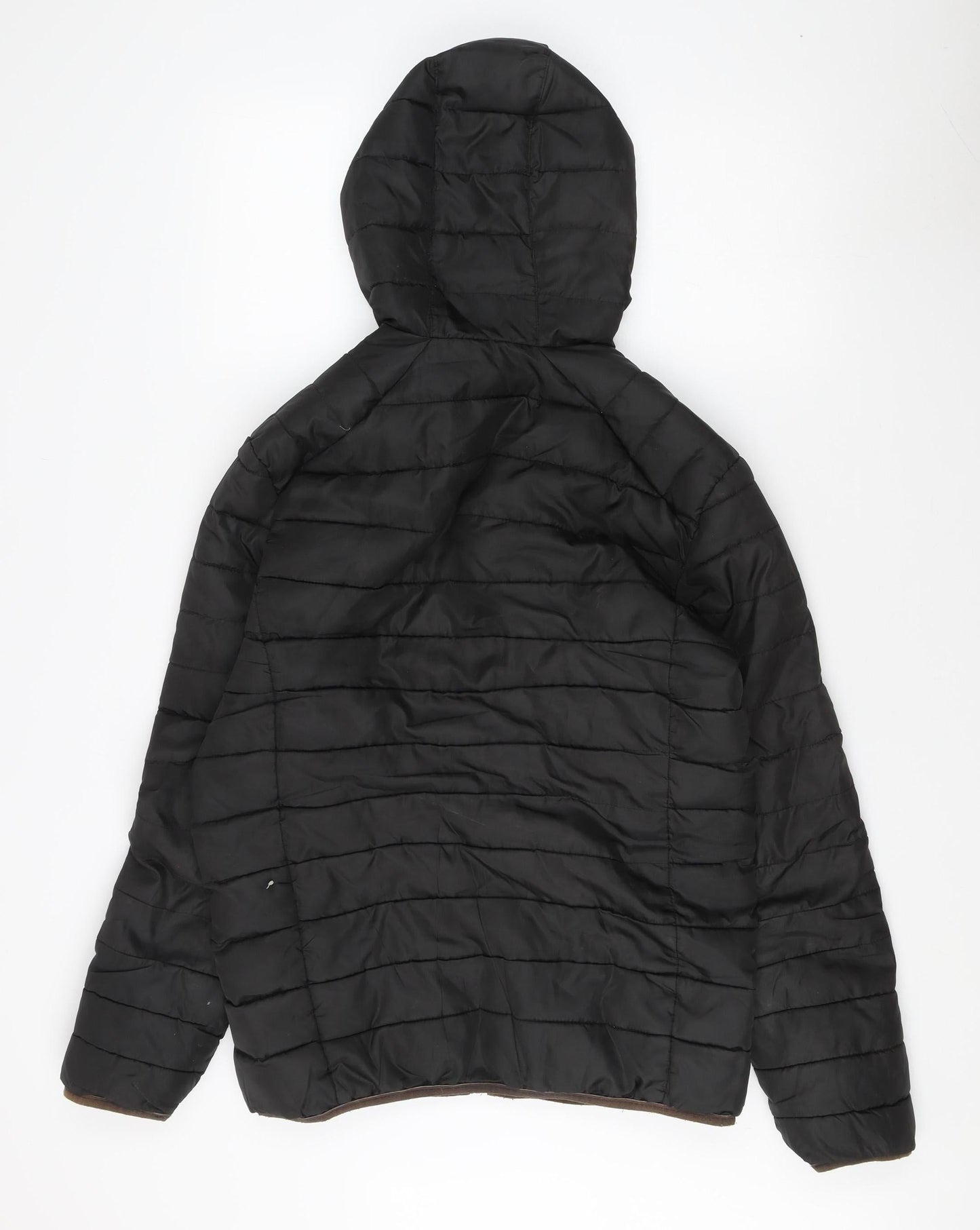 Only & Sons Men's Black Puffer Jacket, Size M, Casual Wear