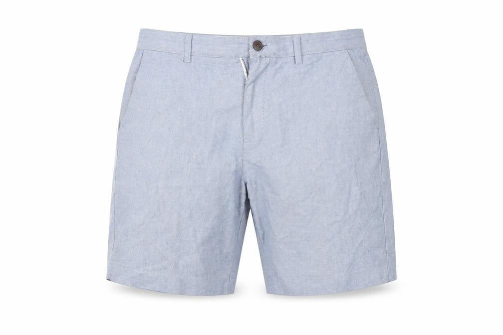 Next Men's Blue Chino Shorts, Size 45, Regular Fit