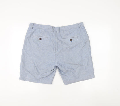 Next Men's Blue Chino Shorts, Size 45, Regular Fit