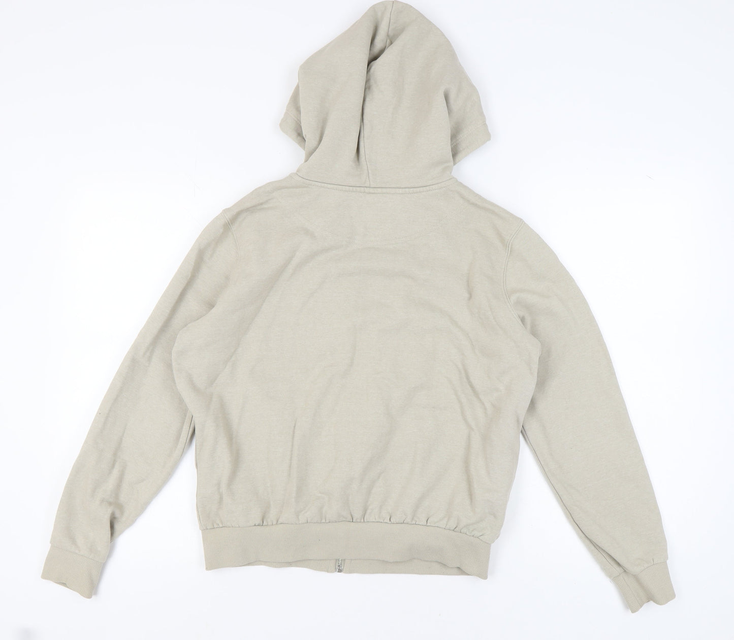 H&M Beige Unisex Full Zip Hoodie, Size M