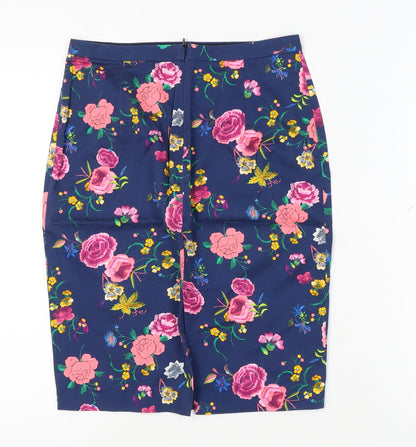 Zara Basic Women's Multicoloured Floral Skirt, S