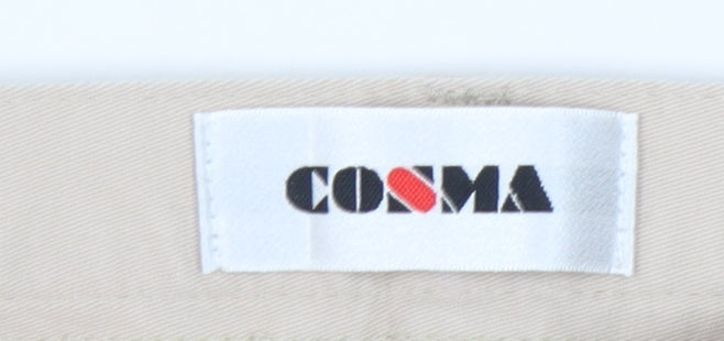 COSMA Women's Beige Trousers Size 14