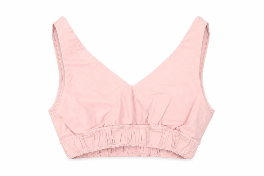 Boohoo Women's Pink V-Neck Tank Top Size 6