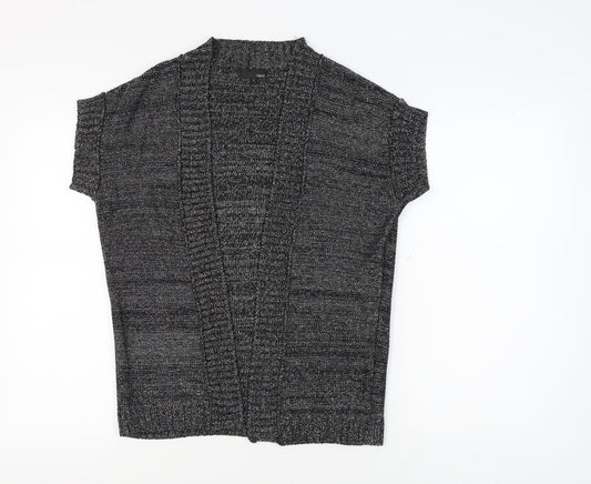 Next Women's Black Sleeveless Open Front Cardigan Size 14