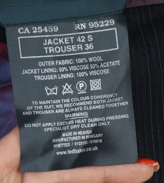 Ted Baker Endurance Men's Black Suit Jacket 42S
