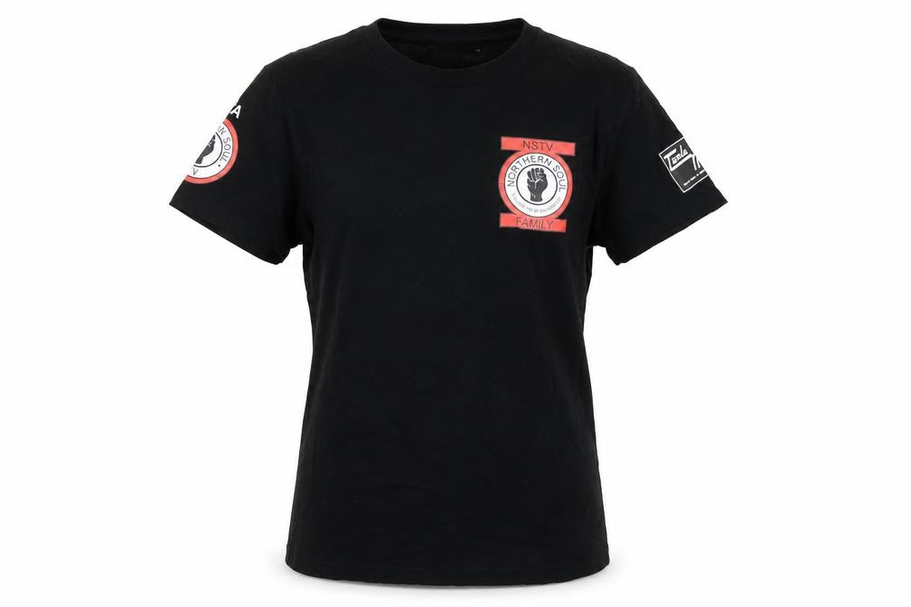 Tamla Motown Black Unisex M T-Shirt Short Sleeve