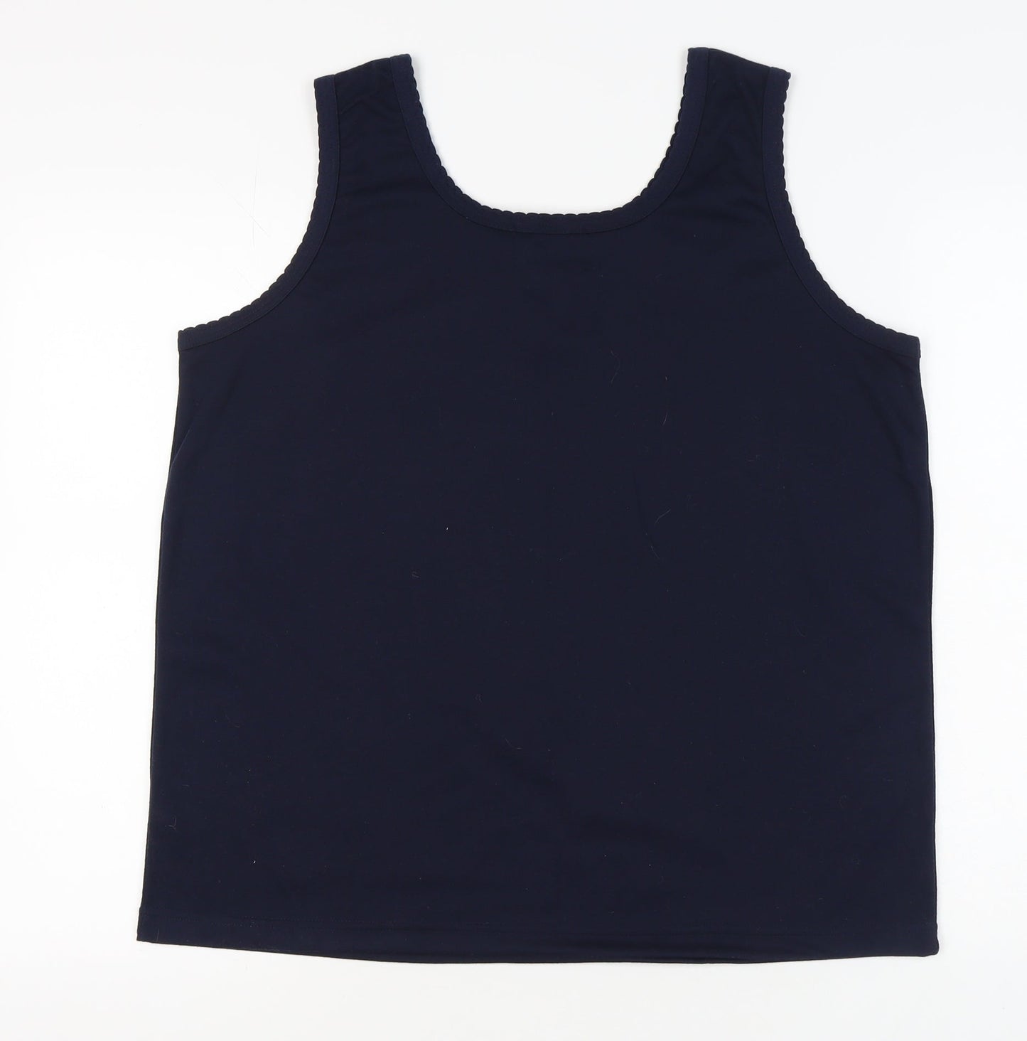 NUGGETS Women's Blue XL Embroidered Tank Top